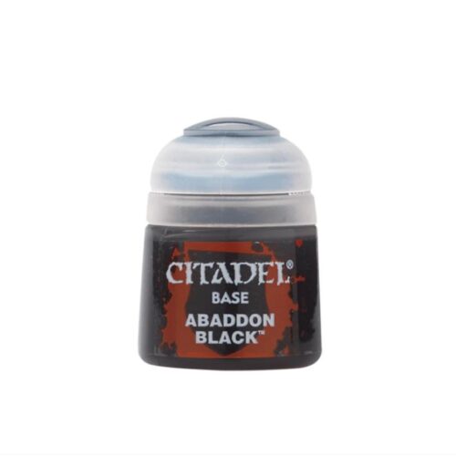 Abaddon Black Base Paint 12ml | Game Shop Romsey | Warhammer