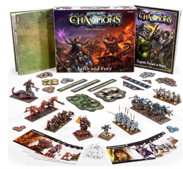 Kings of War 2 Player Champions Faith and Fury | Game Shop Romsey
