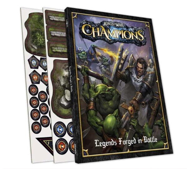 Kings of War Champions Rulebook and Tokens Pack | Game Shop Romsey